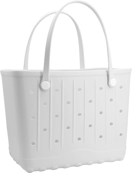 GBB Rubber Large Beach Tote Bag Portable Travel Bag Waterproof Travel Handbags for Beach all Purpose Storage Bags