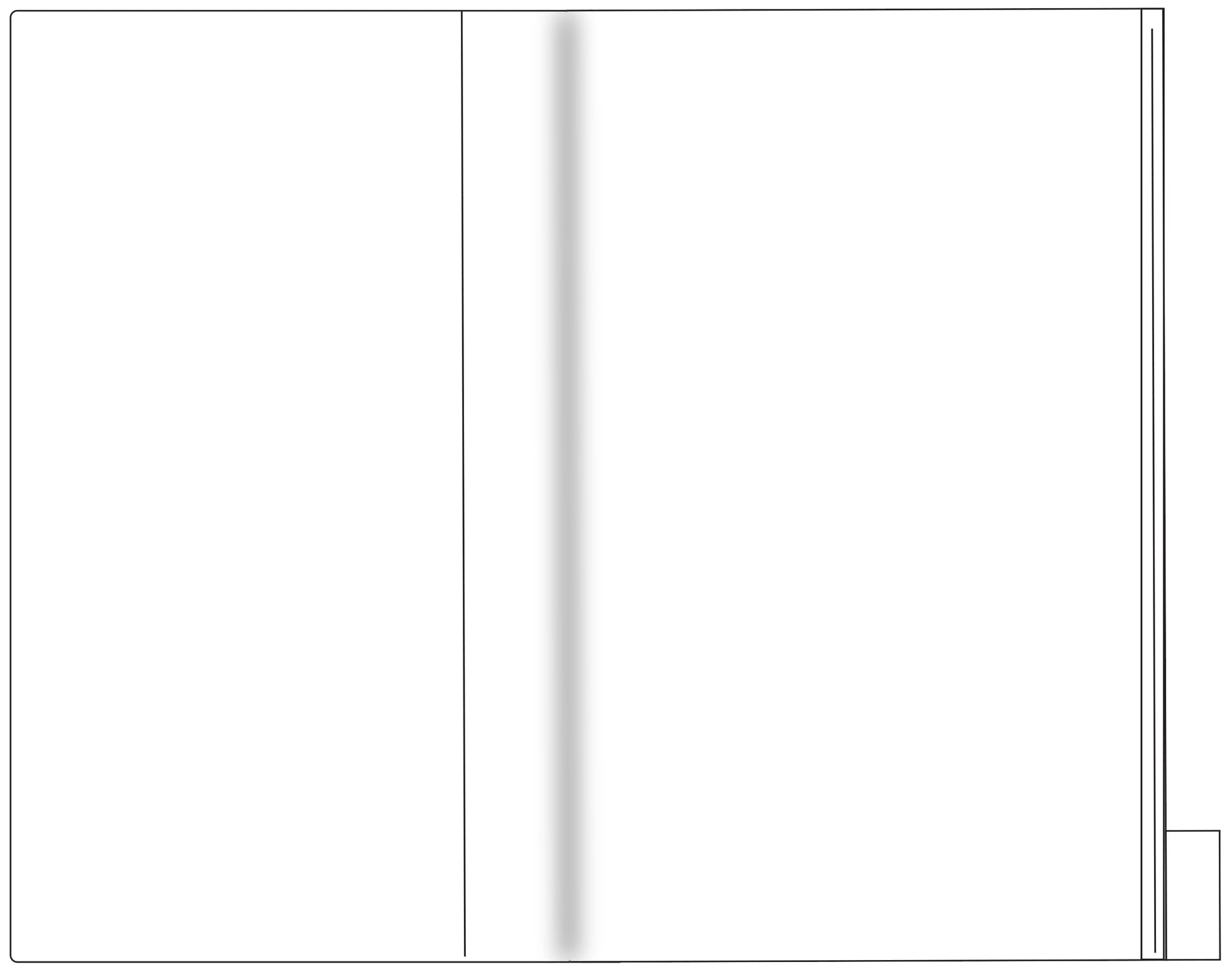 Voyager Refillable Notebook - Black (Traveler's Journal, Planner, Notebook)