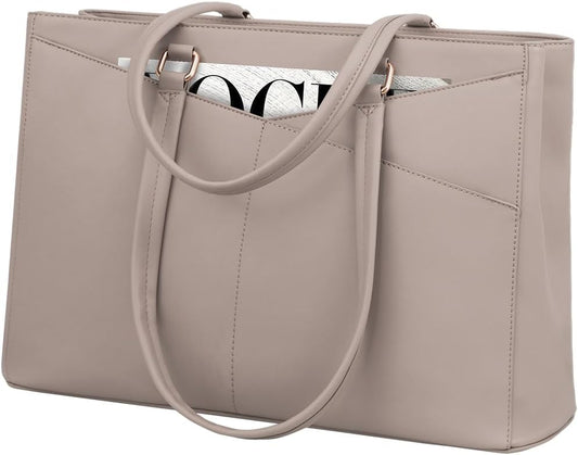 LOVEVOOK Laptop Tote Bag for Women, Office Work Bag Briefcase fit for 15.6 inch Laptop, Large Capacity Teacher Computer Bag Handbag