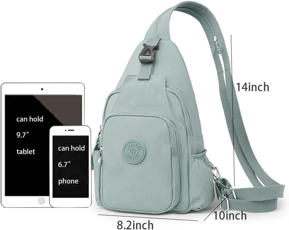 Small Backpack Women Sling Bag Purse Anti-theft Travel Bag Casual Nylon Daypack