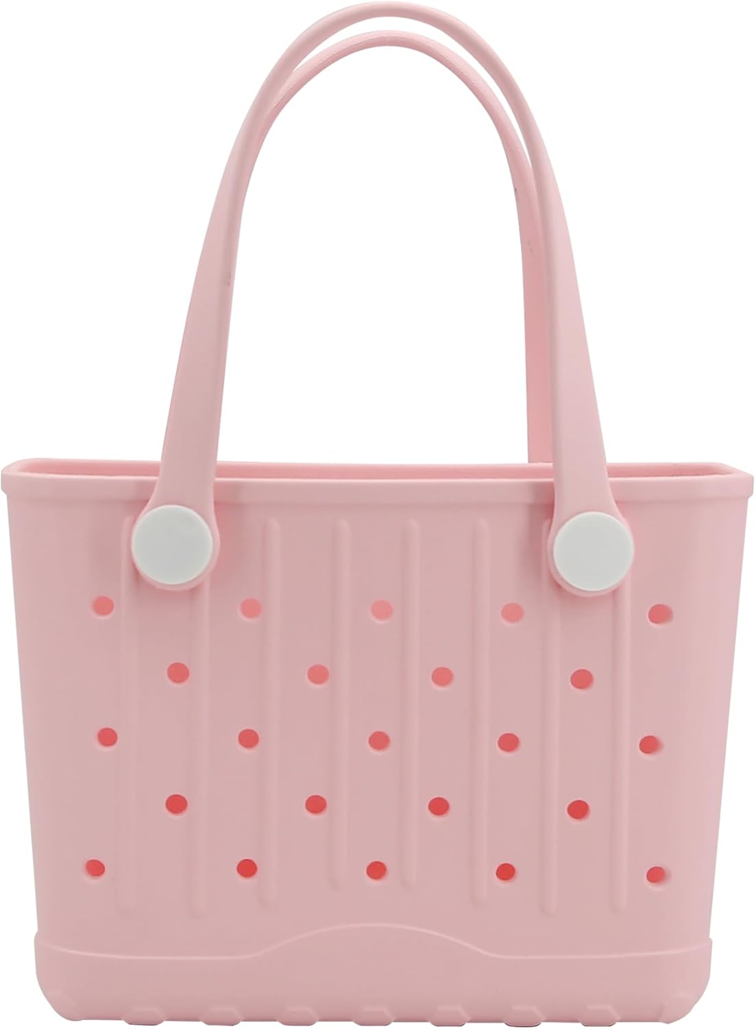 Rubber Tote Bag Small Beach Bag Waterproof Travel Bags Washable Tote Portable Open Handbag for