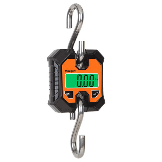 Digital Hanging Scales Portable Heavy Duty Crane Scale 100 kg 200 lb 2 AAA Batteries(Not Included)