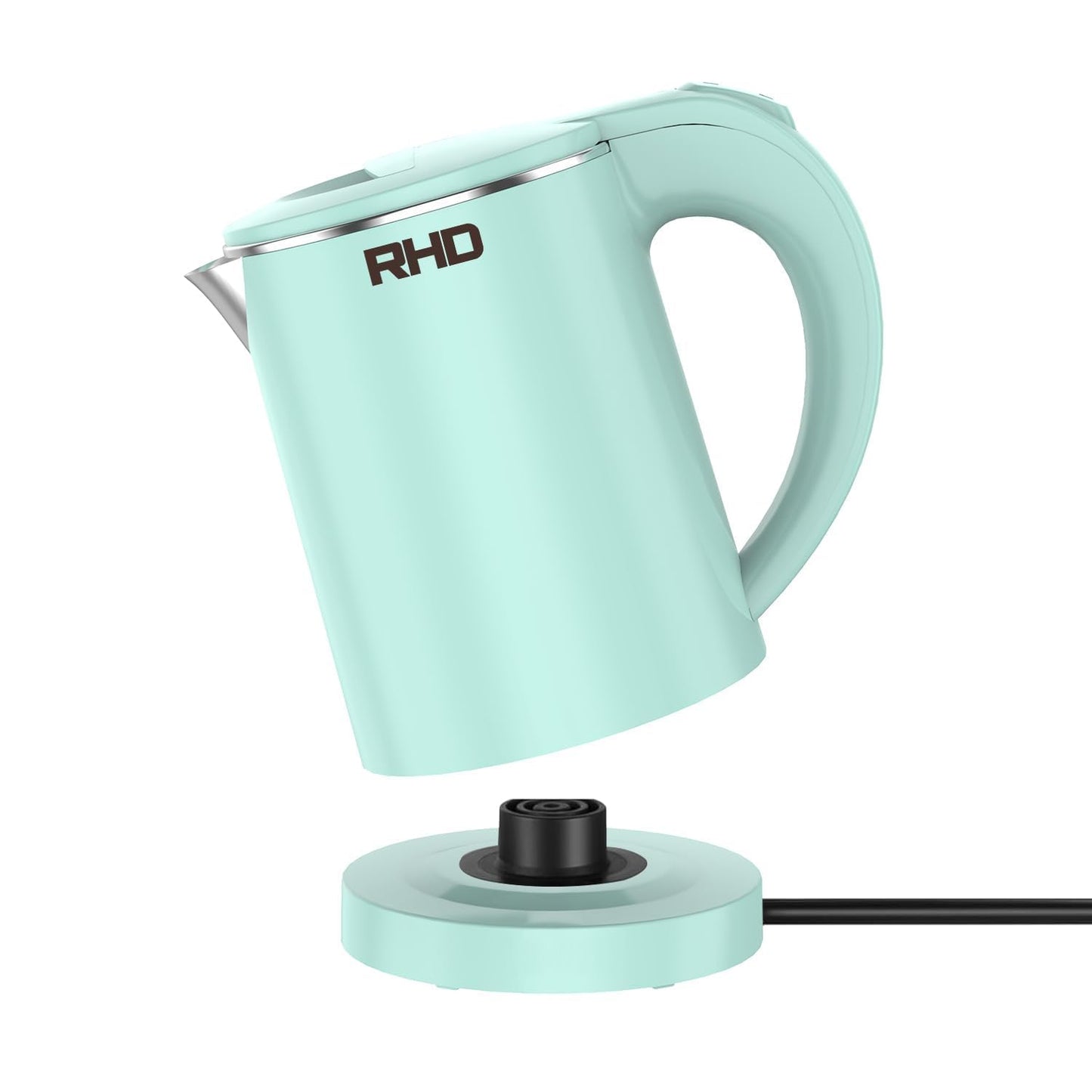RHD 0.5L Small Portable Electric Kettle, 600W Stainless Steel Travel Kettle