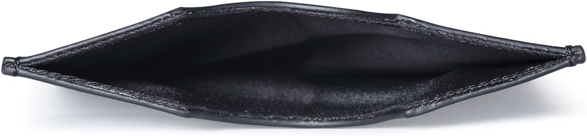 HISCOW Minimalist Passport Sleeve - Italian Calfskin (Black)