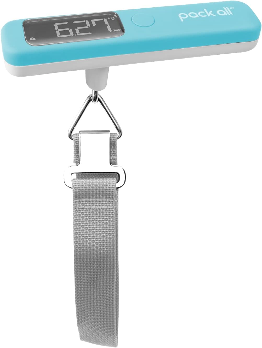pack all 110 Lbs Luggage Scale, Digital Handheld Luggage Scale, Travel Weight Scale for Luggage with Backlit LCD Display, Battery Included