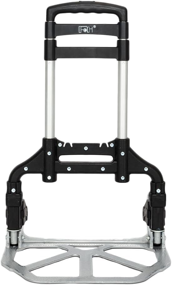 Portable Push Cart & Luggage Dolly Cart,Luggage Trolley Cart,Aluminum Portable Folding Hand Truck