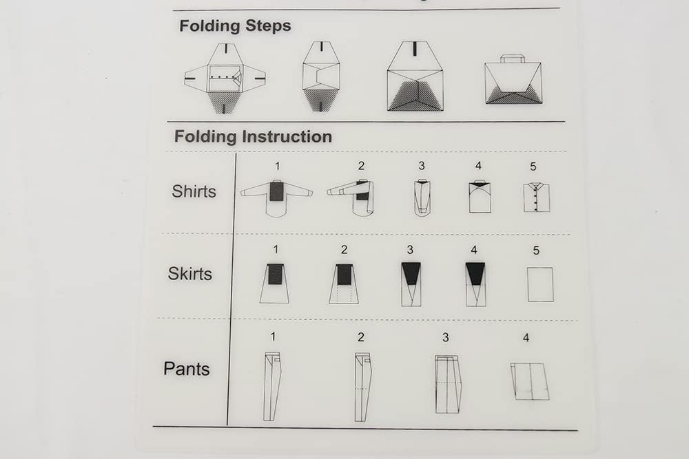 Garment Folder for Travel,uniformer Organizer,packing envelopes for clothing,folding garment bag