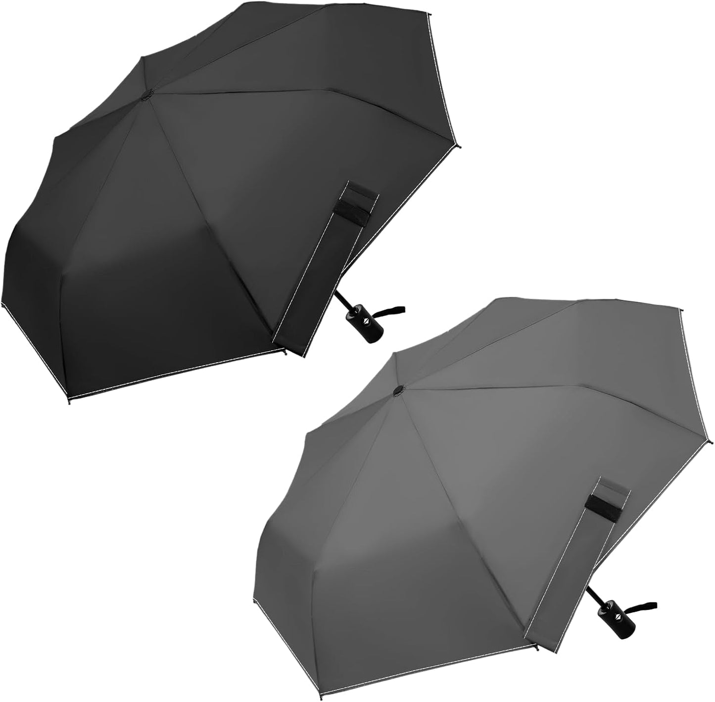 Compact Travel Windproof Umbrella, 43" Auto open/close Folding Quick Dry Umbrellas for Rain, Lightweight Portable Small for Backpack Car, less force to Fold for Women Men Kids, TSA Approved