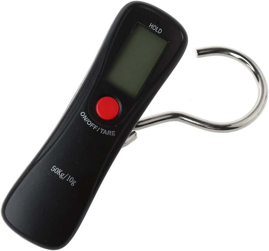 Fishing Scale Portable Handheld Travel Luggage Electronic Scale 50kg/10g Digital LCD Hanging Suitcase Scale