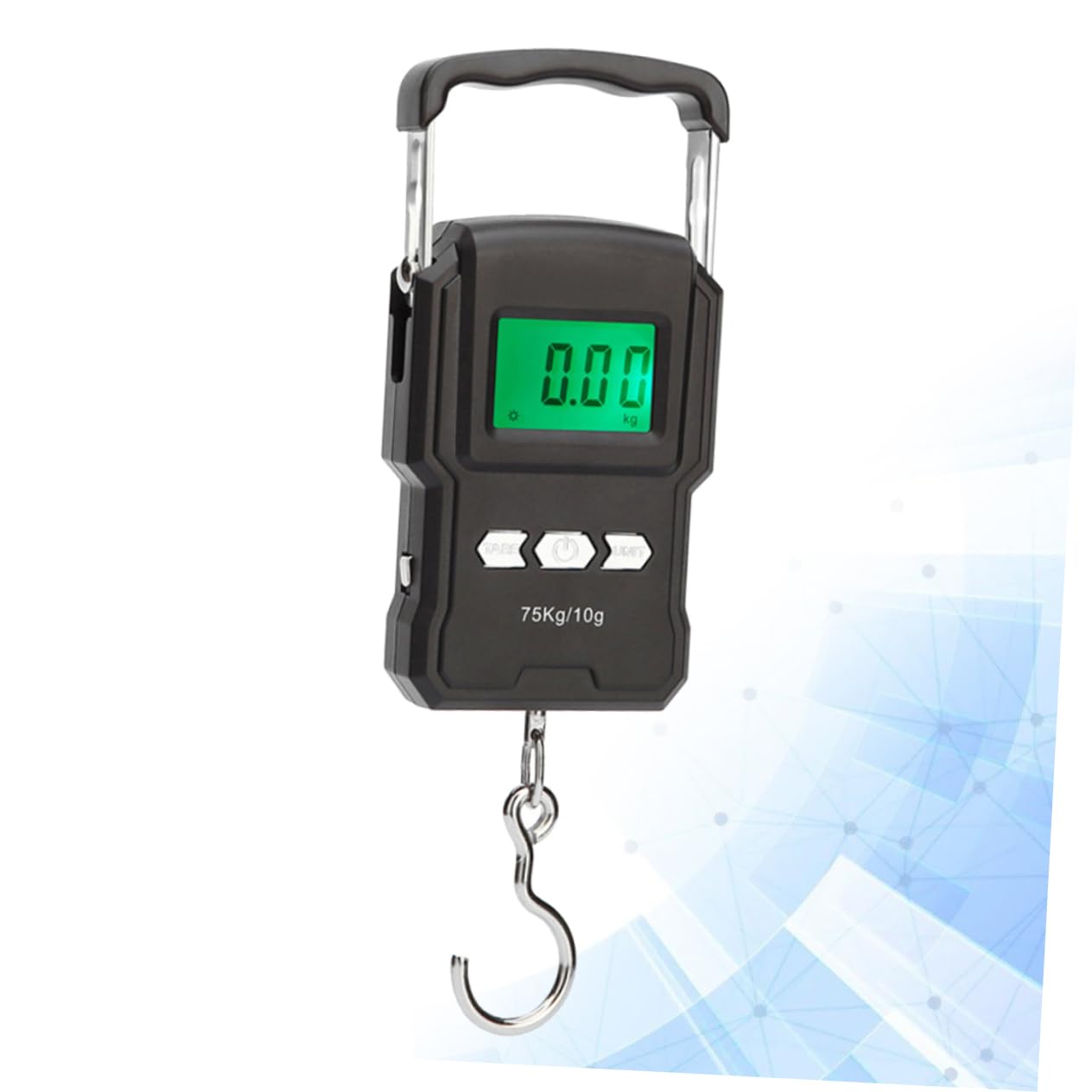 Hand Scale for Luggage 75kg/10g Accurate Digital LCD Display Hanging Scale Compact Design
