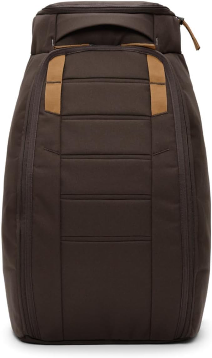 Db Journey The Hugger - Durable Travel Backpack with Laptop Compartment for Work & Gym, Luggage Backpack with Roller Bag Attachment, Full-Zip Main Compartment, 30L - Espresso