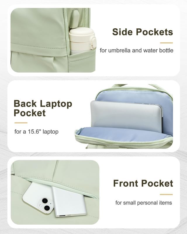 Laptop Backpack for Women Large Travel Backpack for Men Gym Work Teacher Backpack with Laptop