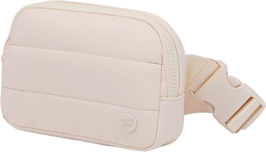 Fanny Packs for Women，Waterproof Belt Bag Bum Bags for Crossbody，Fashion Waist Packs with Adjustable Strap for Traveling, Hiking, Running（Beige）