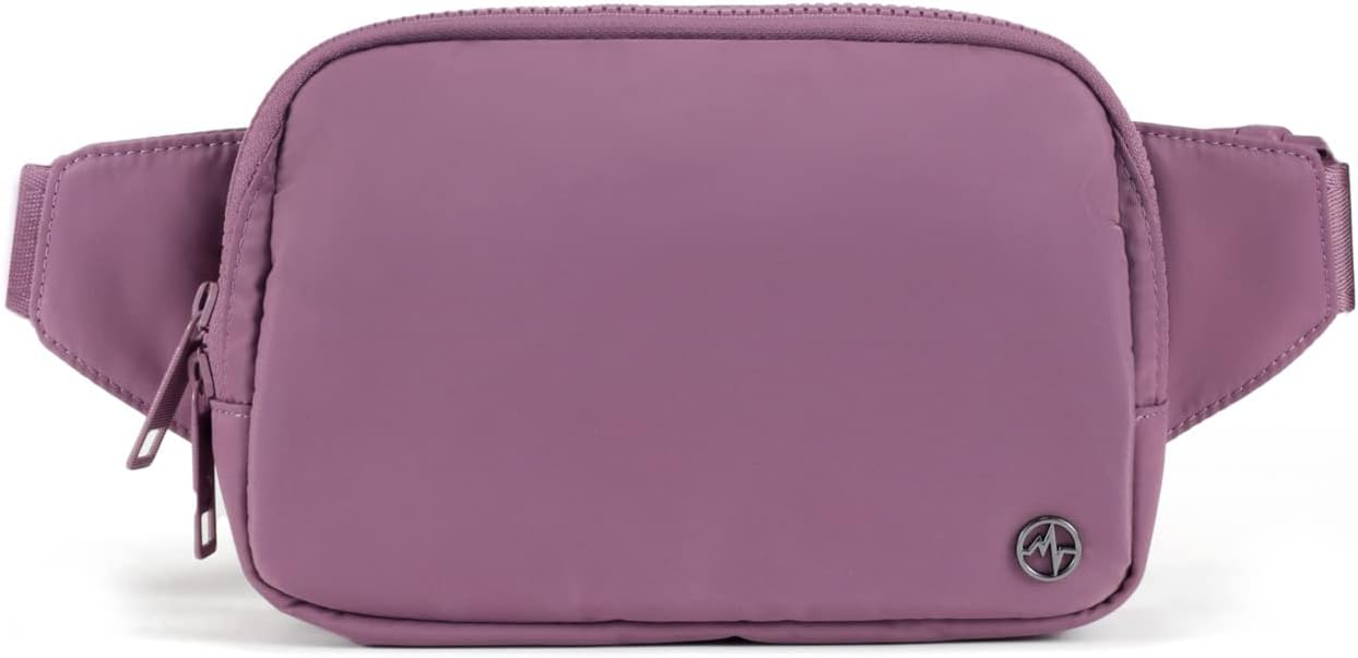 Pander Belt Bag Large 2L, Nylon Fanny Pack Purse for Women and Men with Adjustable Strap