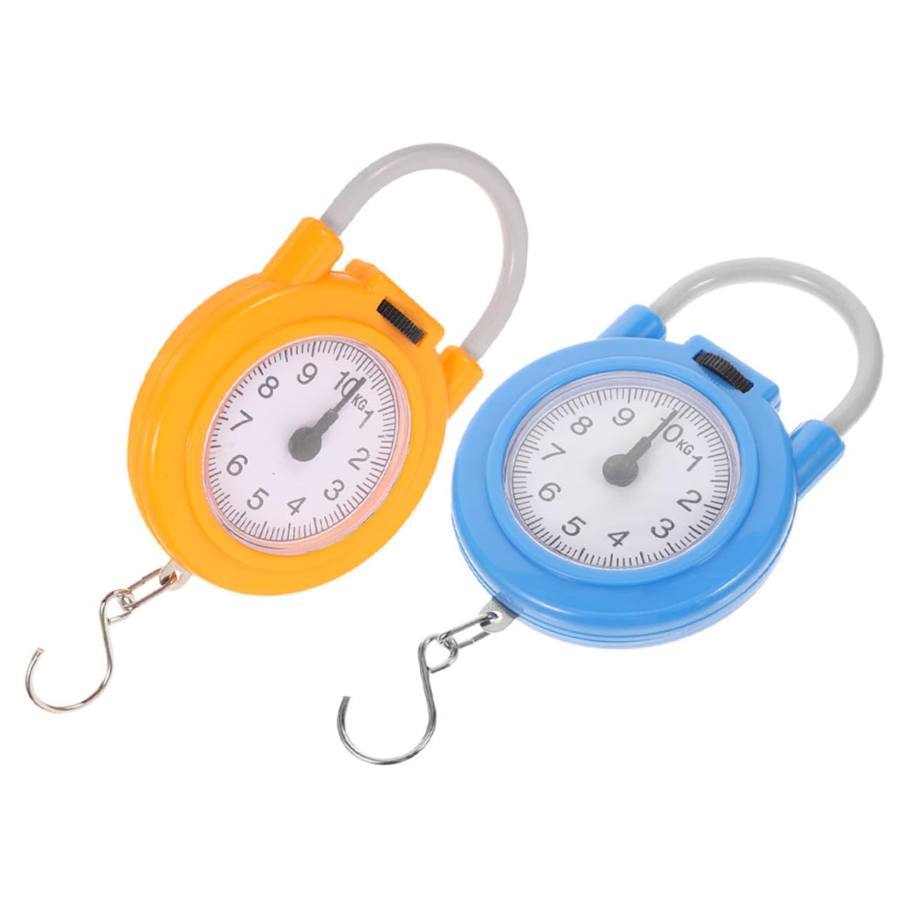 NOLITOY 2pcs Accurate Travel Weight Scale Luggage Scale Digital Hanging Hook for Home Travel and Shipping