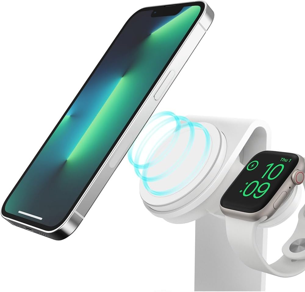 OtterBox 3-in-1 Wireless Charging Station for MagSafe - White