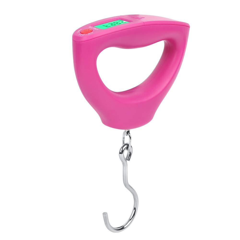 Electronic Scale,50KG 10G High Accuracy Handheld Portable Scale LCD Display Electronic Luggage Scale with Hook(WH-A24)