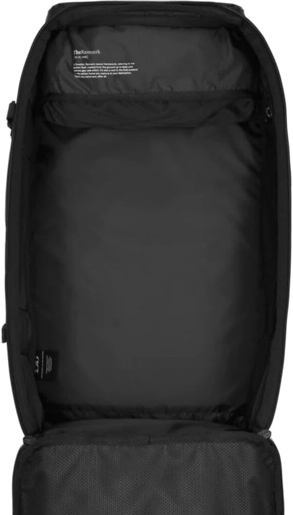 Db Journey Ramverk Pro Backpack - Lightweight, Heavy Duty Camera Backpack for Photographers with Laptop Compartment, Water-Resistant Camera Bag with Roller Bag Hook Up System, 26L - Blackout