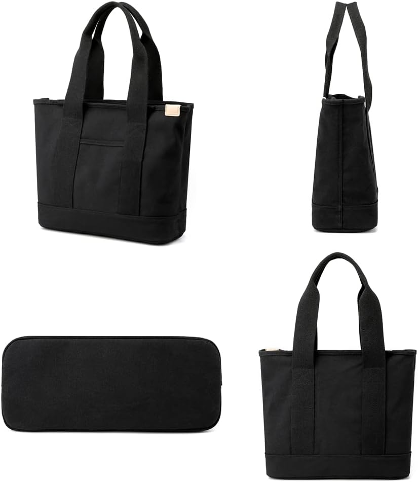 zhongningyifeng Canvas Women Tote Bag Casual Top Handle Satchel Large Capacity Handbags Shopping Bag for Work Travel