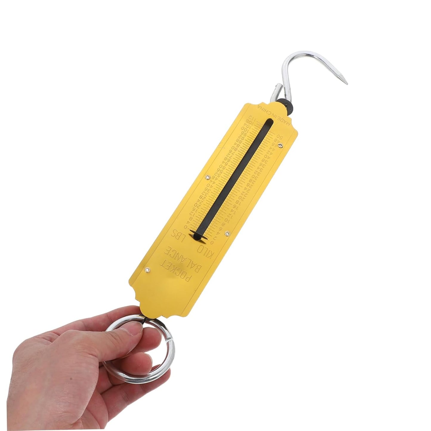 Zerodeko 2pcs Mechanical Hook Scale Portable Hanging Produce Scale for Body Weight Luggage