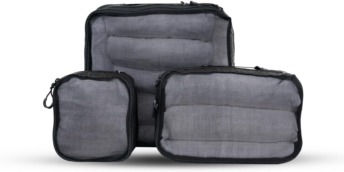 WANDRD Packing Cubes - Bundle of Small, Medium and Large Packing Cubes for Travel - Suitcase and