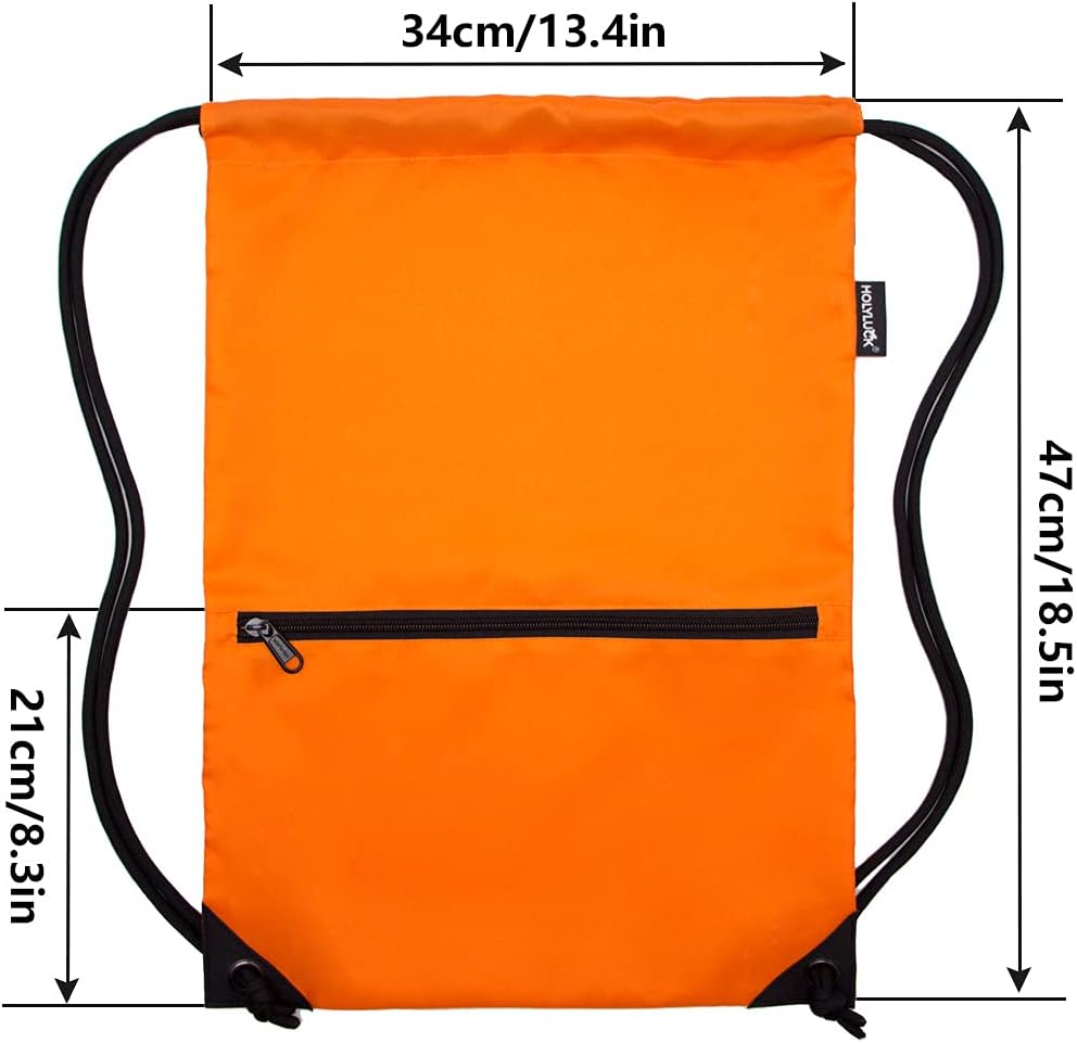 HOLYLUCK Drawstring Backpack Bag Sport Gym Sackpack