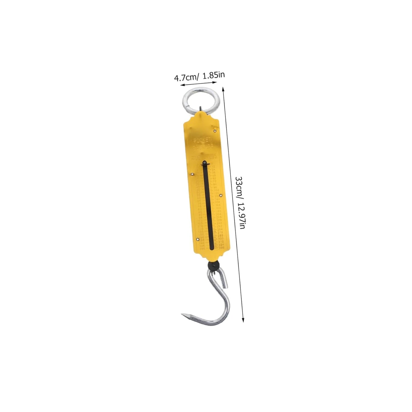 2pcs Heavy Duty Mechanical Scale Spring Balance Scale Hook Portable for Produce Luggage and Travel