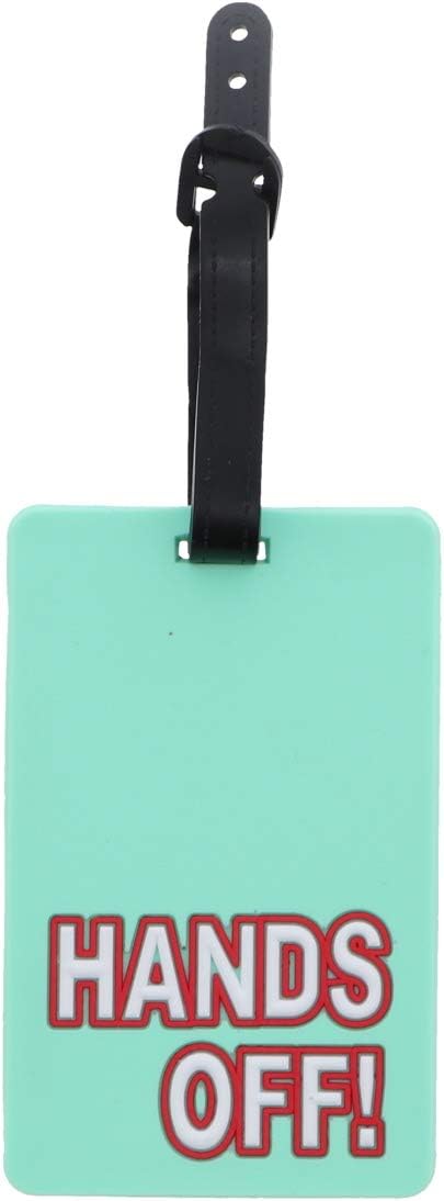 Hands Off Luggage Tag Suitcase ID Holder - Set of 2 Mint