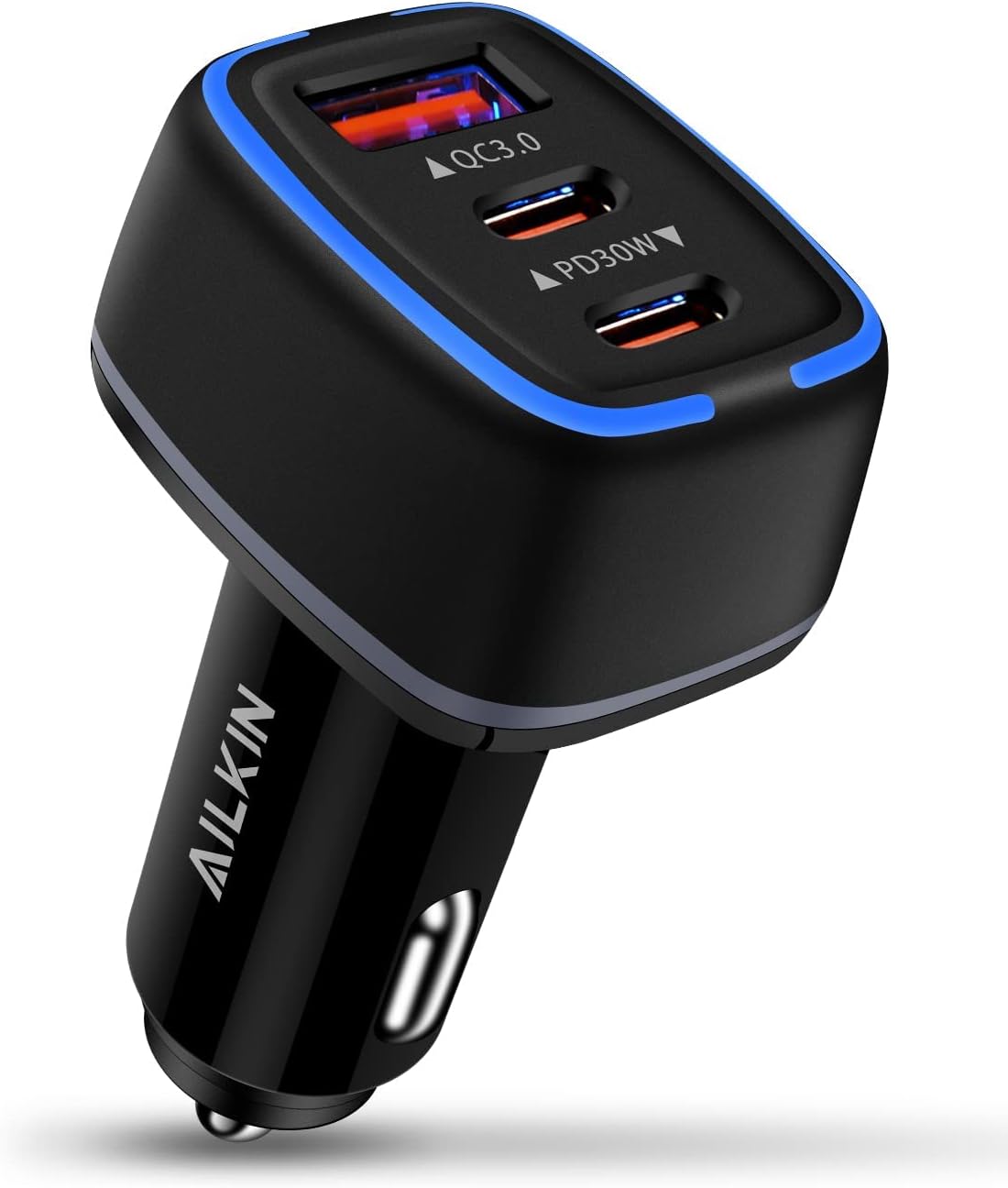 78W USB C Car Charger, Super Fast Charging Cigarette Lighter Adapter, 3 Port Power Delivery Auto Cargador for Samsung Galaxy S25 Ultra, Apple iPhone 17 16E 16 15 14 Pro Max, iPad, Google Pixel, Kindle