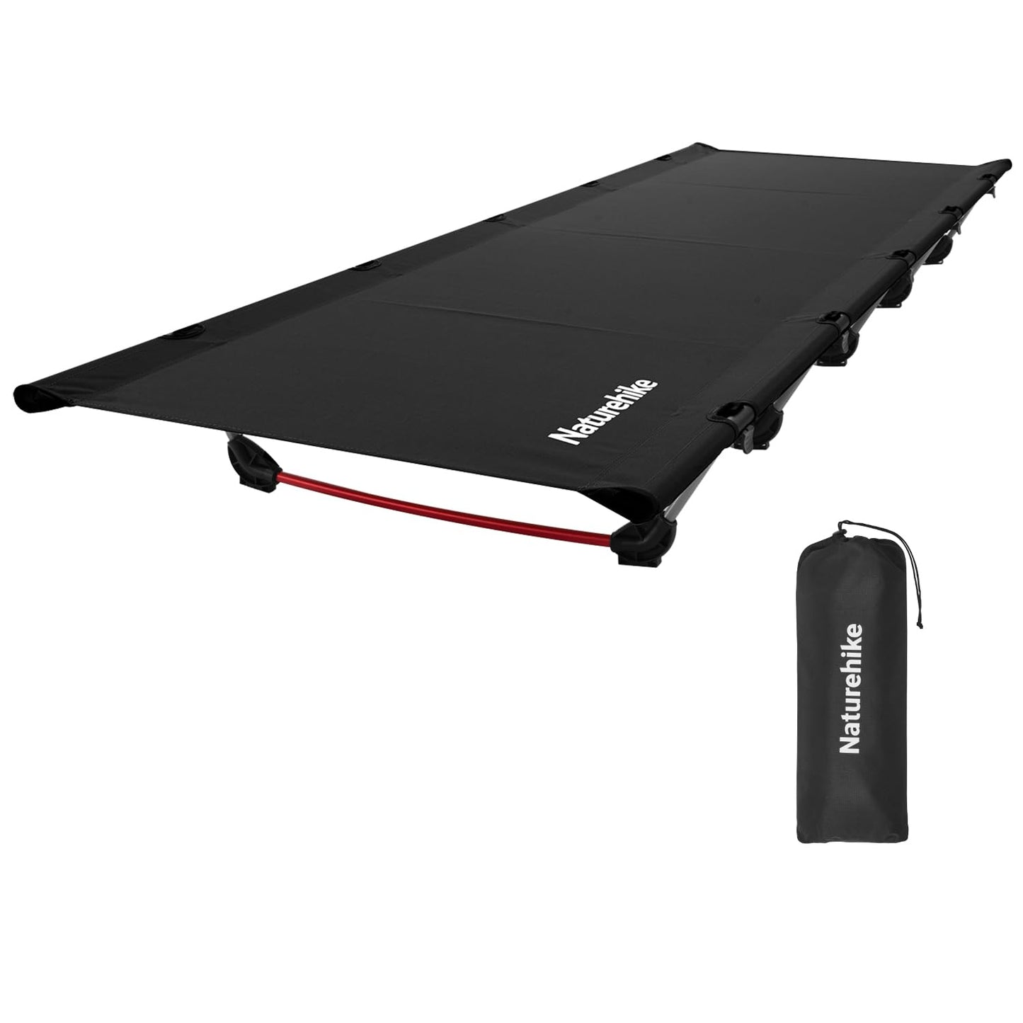 Naturehike GreenWild Camping Cot, Ultralight Folding Backpacking Cot, Supports 330lbs, Portable