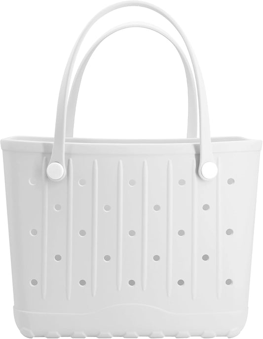 CXY Rubber Beach Bag EVA Waterproof Tote Bags Washable Sand-proof Travel Handbags for Pool Boat Groceries Work Sports