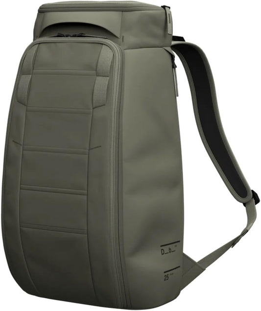 Db Journey The Hugger Backpack - Durable Travel Backpack with Laptop Compartment & Pockets for Work, Luggage Backpack with Roller Bag Hook Up System, 25L - Moss Green