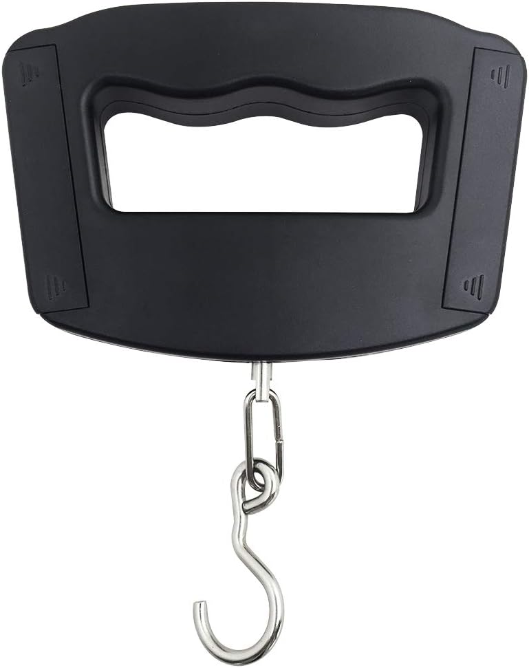 AFUNTA 50Kg 10g Luggage Weight Scale, LCD Luggage Scale Travel Digital, Fish Scale, Home Electronic Portable Hanging Weight Hook Travel Luggage Scale