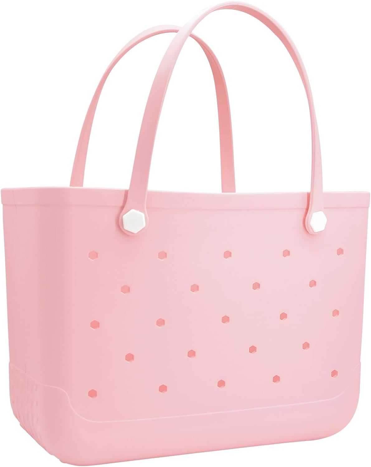 CXY Rubber Beach Bag, Waterproof Travel Tote bag for Women Outdoor Summer Beach Tote Washable Bag Open Handbag for Daily