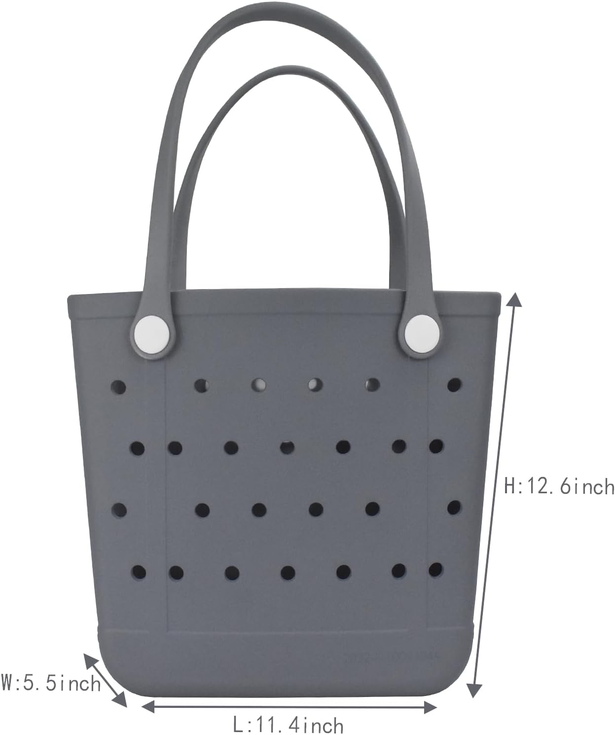 Tote Bag for Women - Large Rubber Beach Bag, Medium Waterproof Sandproof Travel Tote Bags for Beach Outdoor Sports
