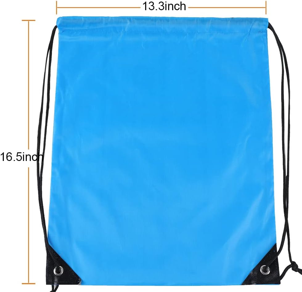 Bulk Drawstring Bags, Polyester Draw String Bags, Gym Sports Cinch Bag Drawstring Backpack for Women Men