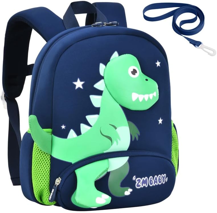 Padgene Toddler Backpacks Kids Preschool Backpack Waterproof Neoprene Animal Schoolbag Lunch
