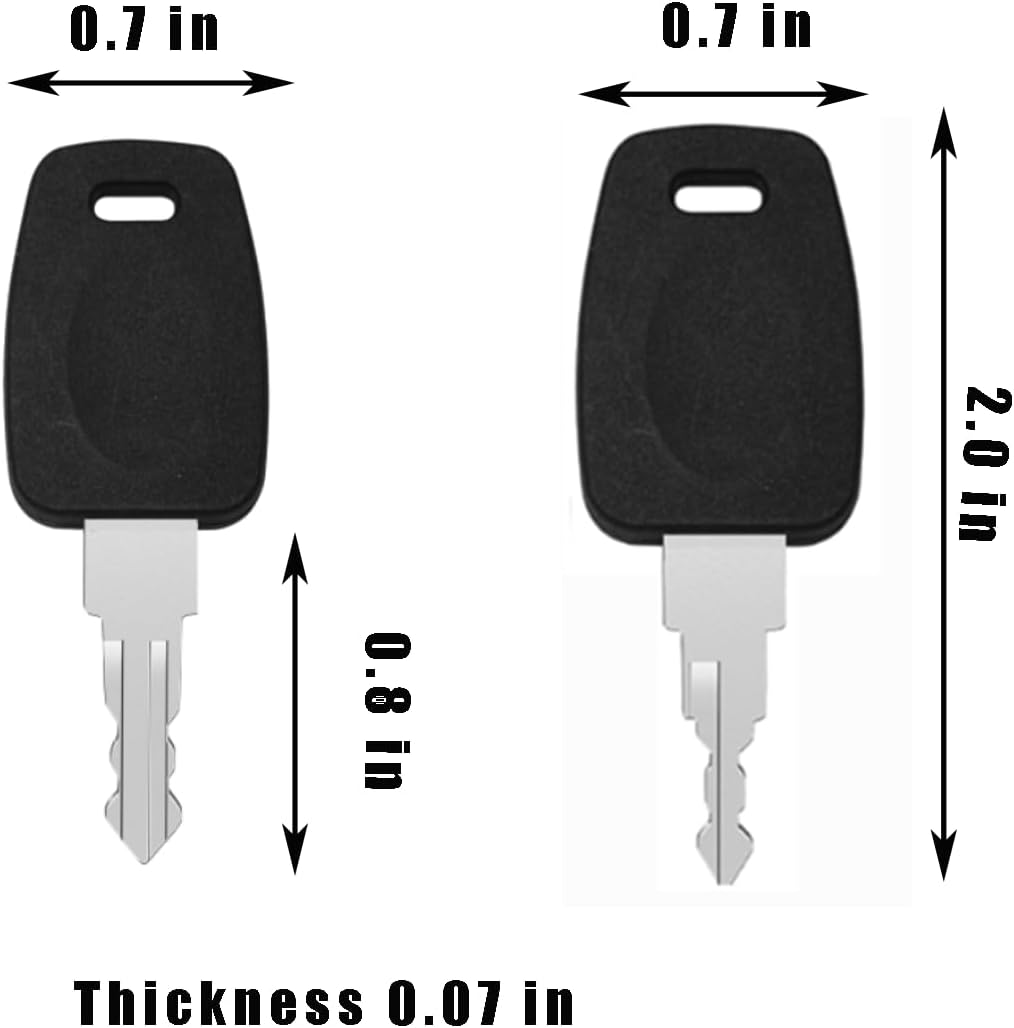 Master Luggage Keys Compatible with 007 Suitcase Password Locks Repair AC Approved Locks Key (2 PCS T-S-A 002+007 Silvery)