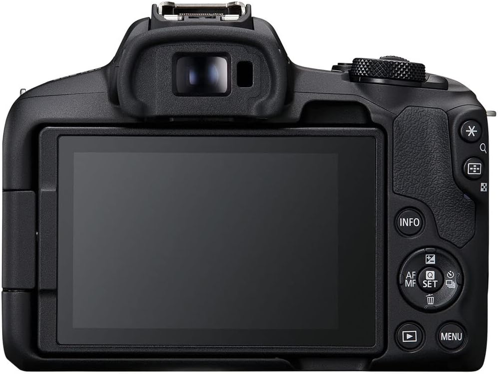 Canon EOS R50 Mirrorless Camera with 18-45mm & 55-210mm RF-S Lenses | 24.2MP APS-C Sensor, Dual Pixel CMOS AF, 4K Video | Compact Hybrid Camera Kit with Shoulder Bag and 64GB Card