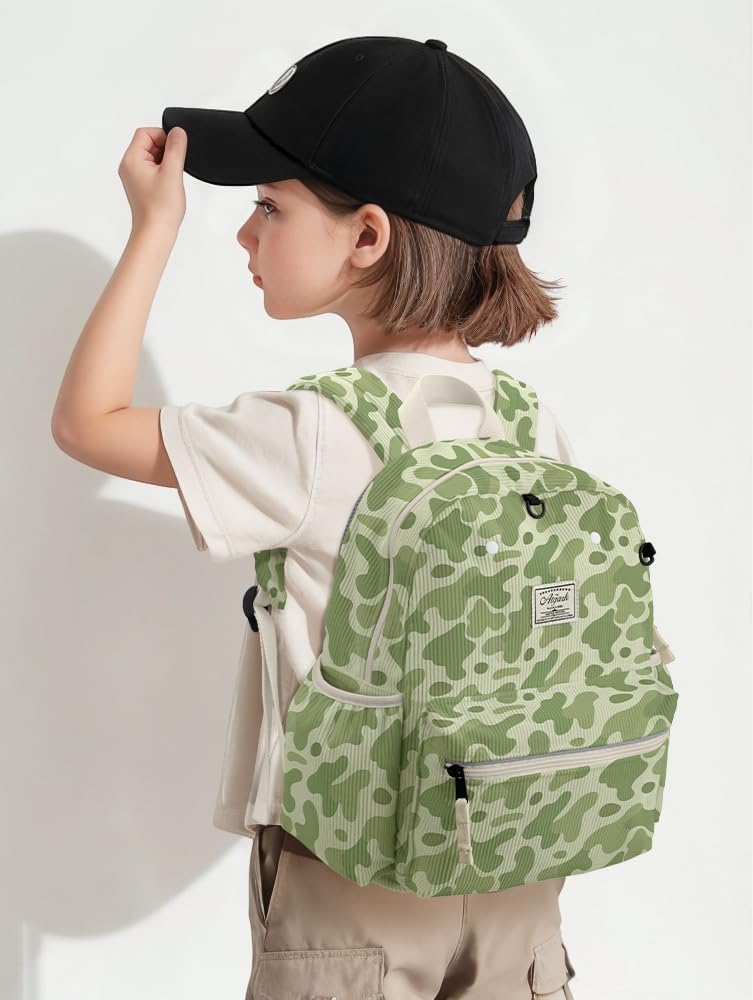 Corduroy Toddler Backpack for Boys 2-5: Preschool Backpack for Boys