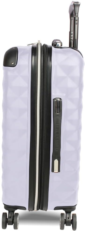 Kenneth Cole REACTION Diamond Tower Luggage Collection Lightweight Hardside Expandable 8-Wheel, Lavender, 20-Inch Carry On