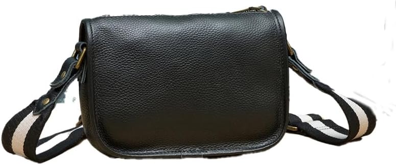 Genuine Leather Vintage Shoulder Bag Crossbody Small Messenger Bag for Men Women Casual Daily Travel Use