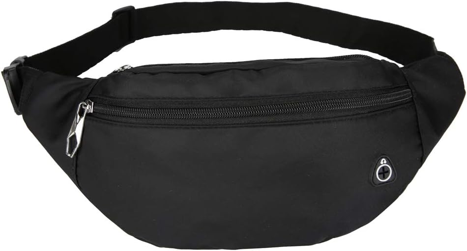 DAITET Crossbody Fanny Pack for Men&Women,Large Waist Bag & Hip Bum Bag with Adjustable Strap for Outdoors Workout Traveling Casual Running Hiking Cycling