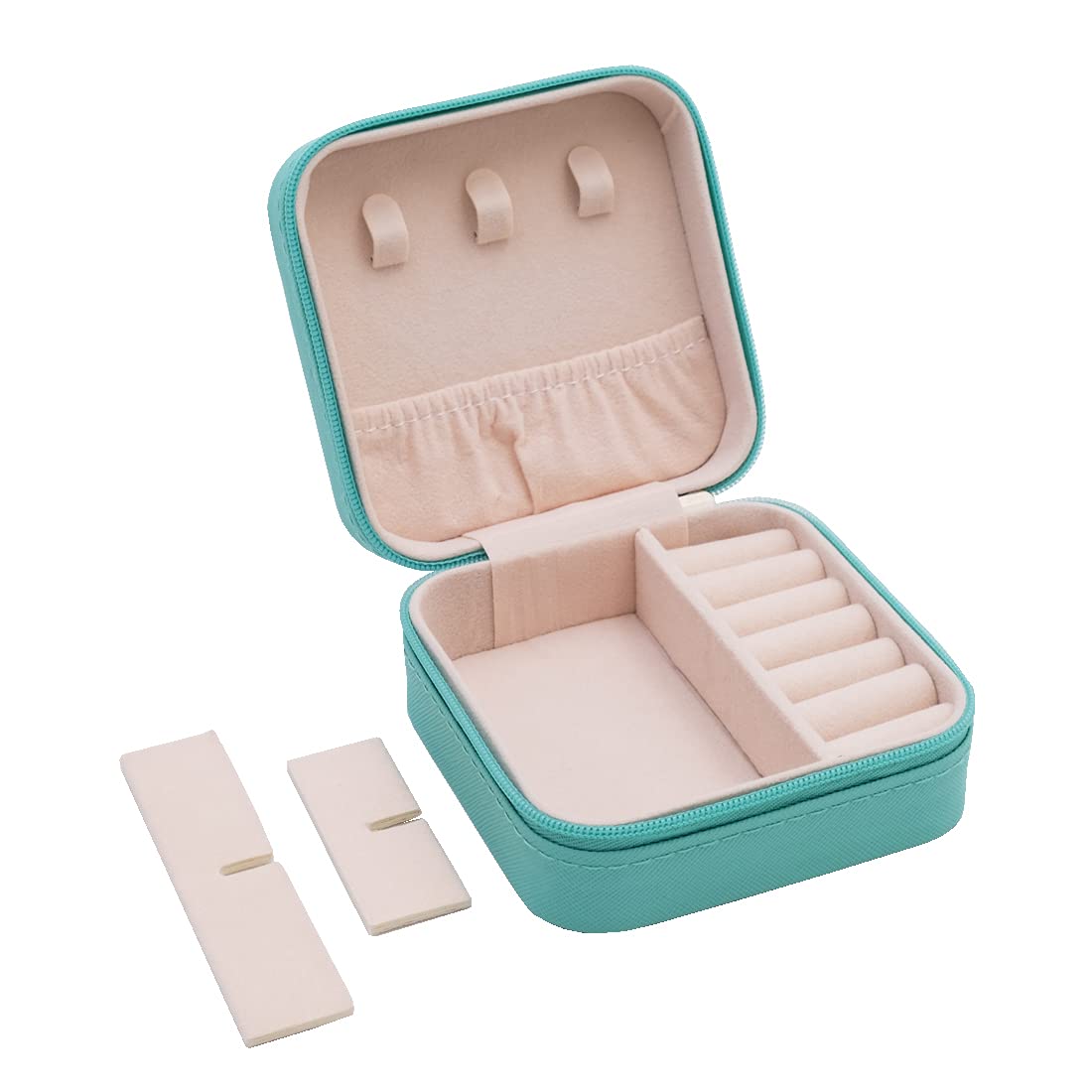 TRODANCE Mini Jewelry Travel Case, Small Portable Jewellry Organizer Box Portable Display Storage