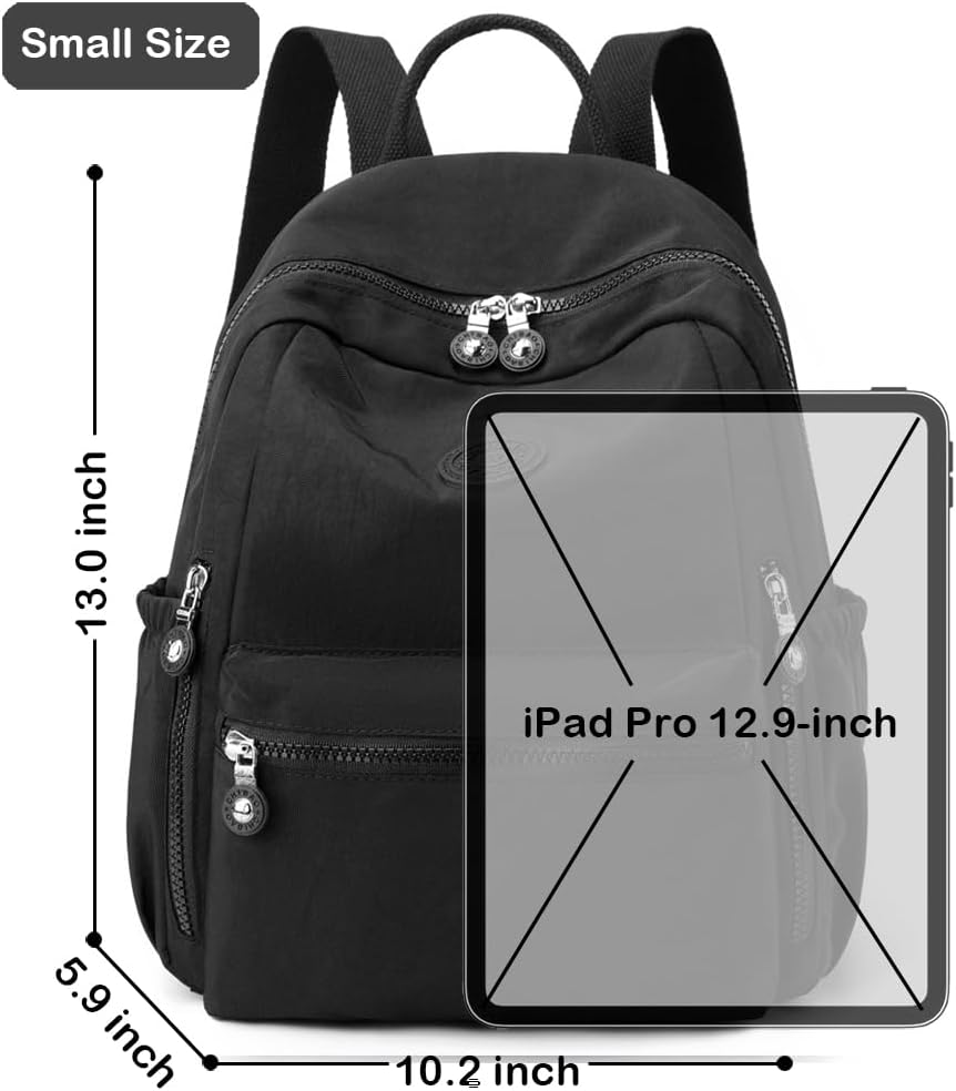 Collsants Backpack Purse for Women Mini Backpack Small Backpack Purse Casual Daypack for Women(black)