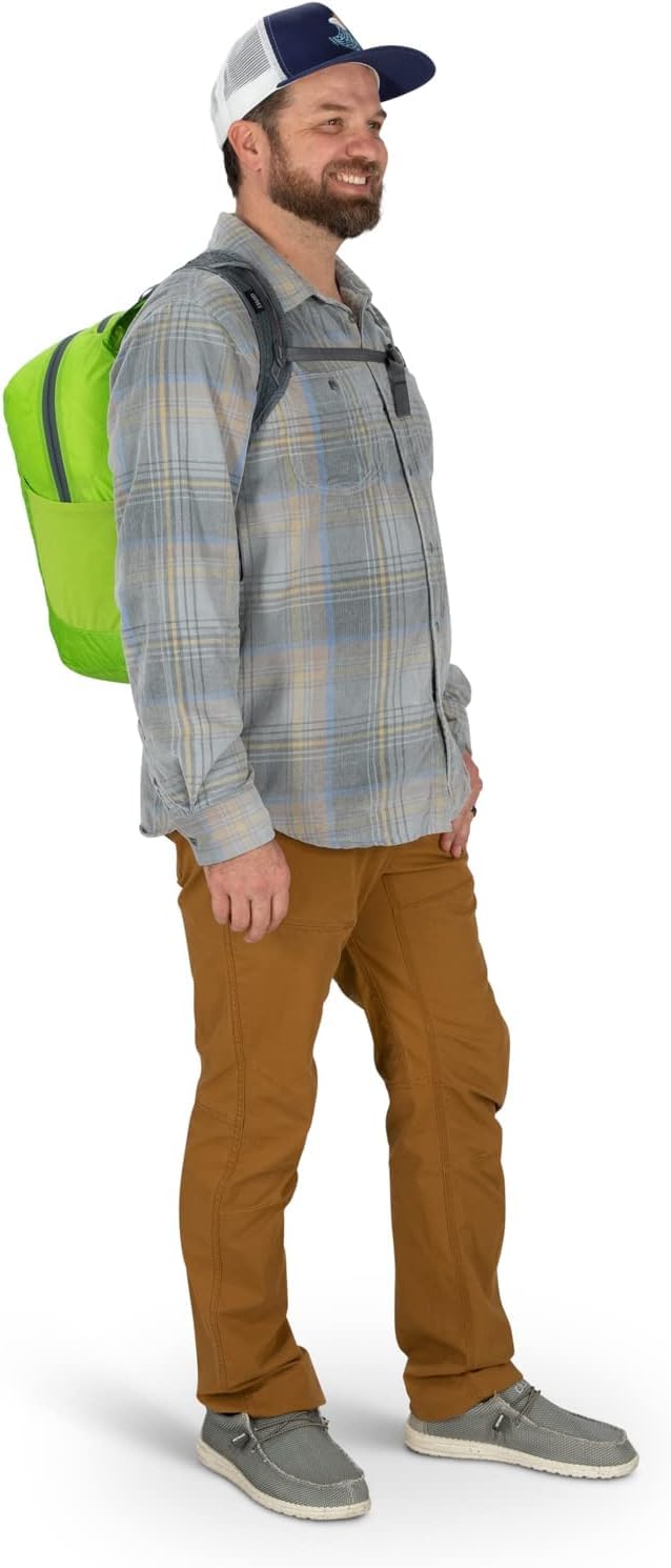 Osprey Ultralight Collapsible Stuff Pack - Lightweight, Packable Travel Backpack — Extra Bag For