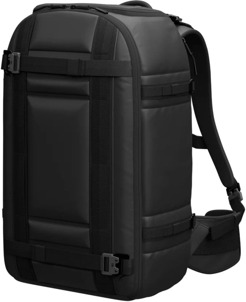 Db Journey Ramverk Pro Backpack - Lightweight, Heavy Duty Camera Backpack for Photographers with Laptop Compartment, Water-Resistant Camera Bag with Roller Bag Hook Up System, 32L - Blackout