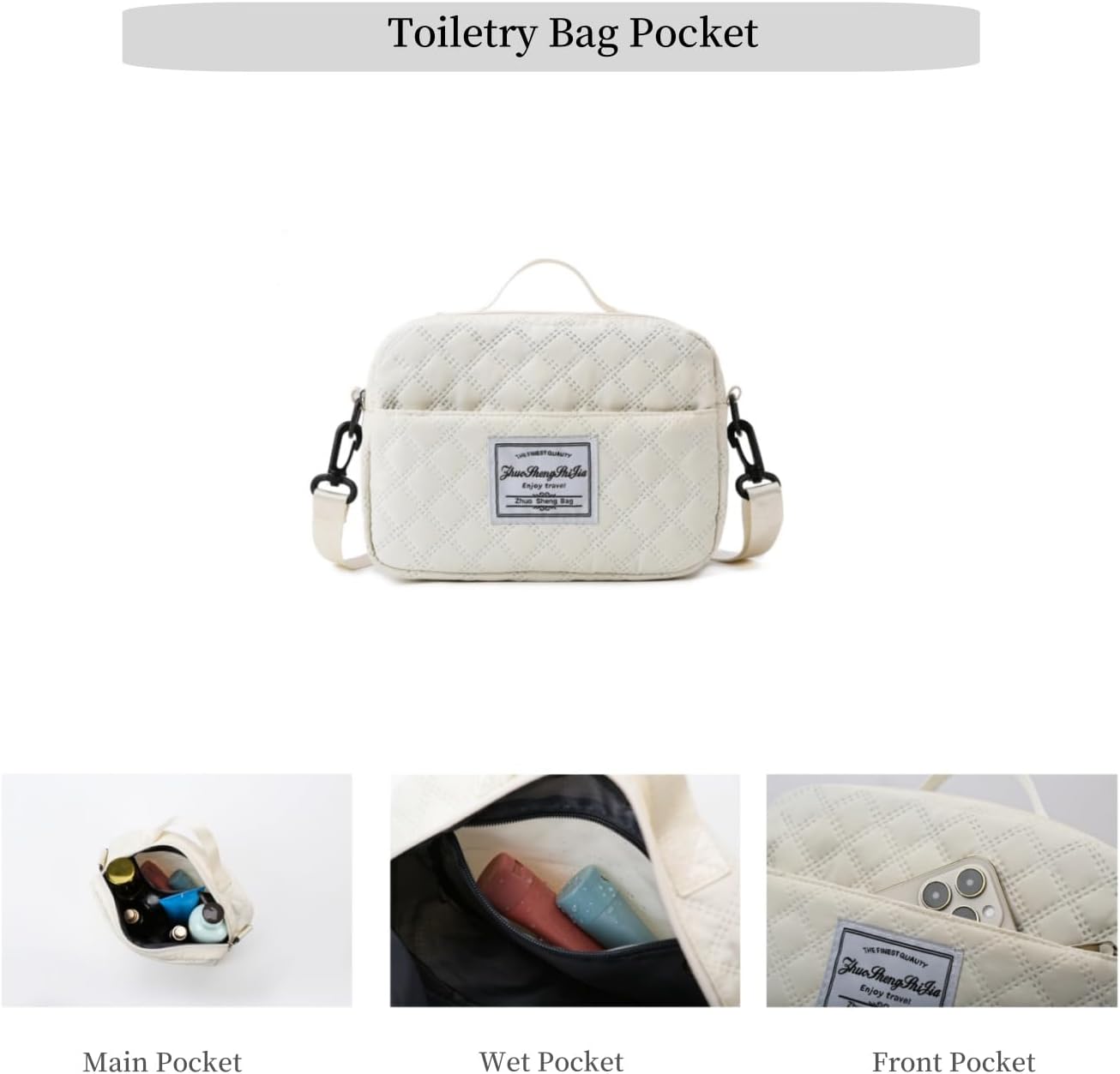 Travel Duffel Bags Weekender Bags for Women with Toiletry Bag and Shoe Compartment, Wet Pocket,Carry On Overnight Bag for Women Travel,Gym,Weekend.Hospital Bags for Labor and Delivery (Pink)