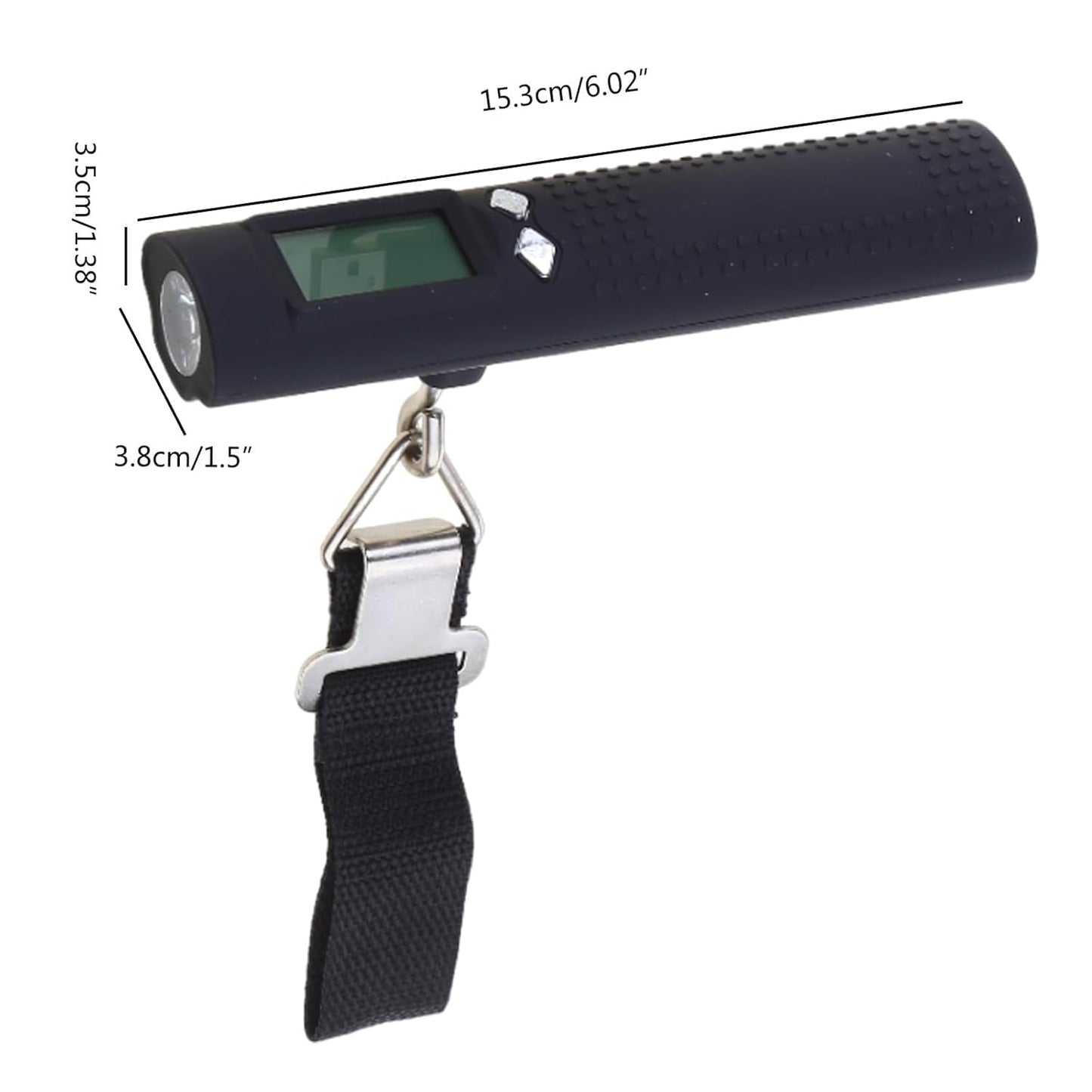 Digital Weighing Scale Luggage Scale Portable Digital Hanging Baggage- Scale for Travel Suitcase Weight Scale Flashlight for Shipping with & Flashlight Travel Weight Scale