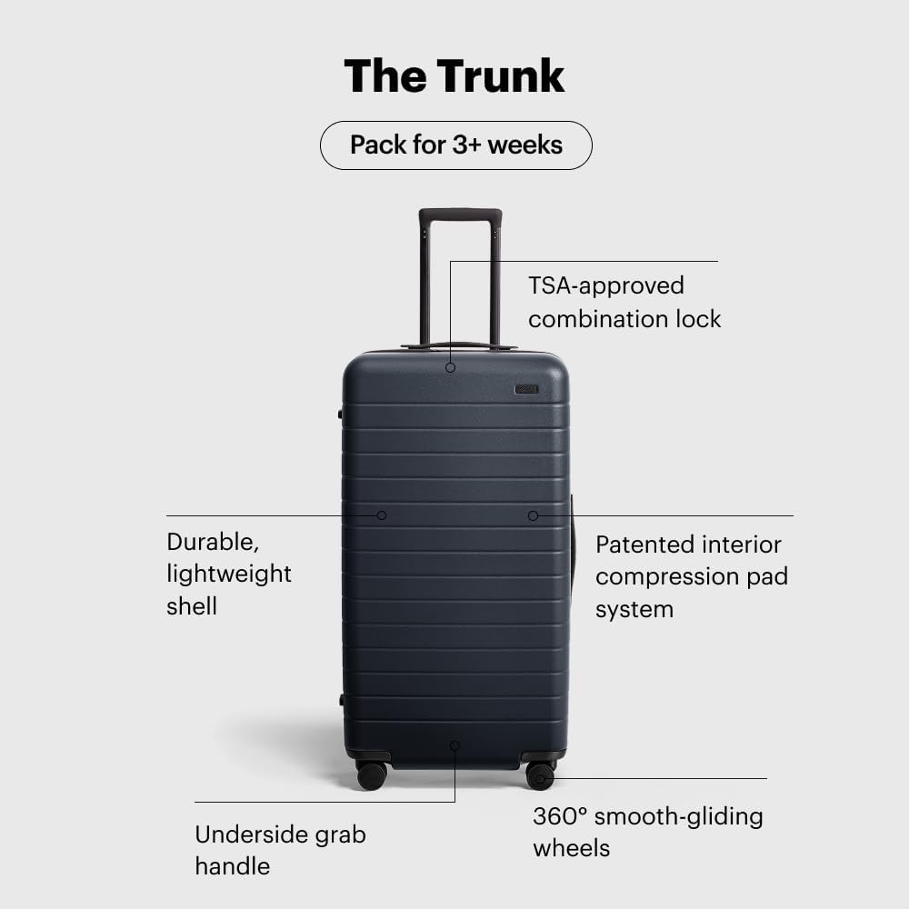Away Large Trunk Luggage, 31 Inch Hardside Suitcase with Spinner Wheels, Lightweight & Durable, TSA